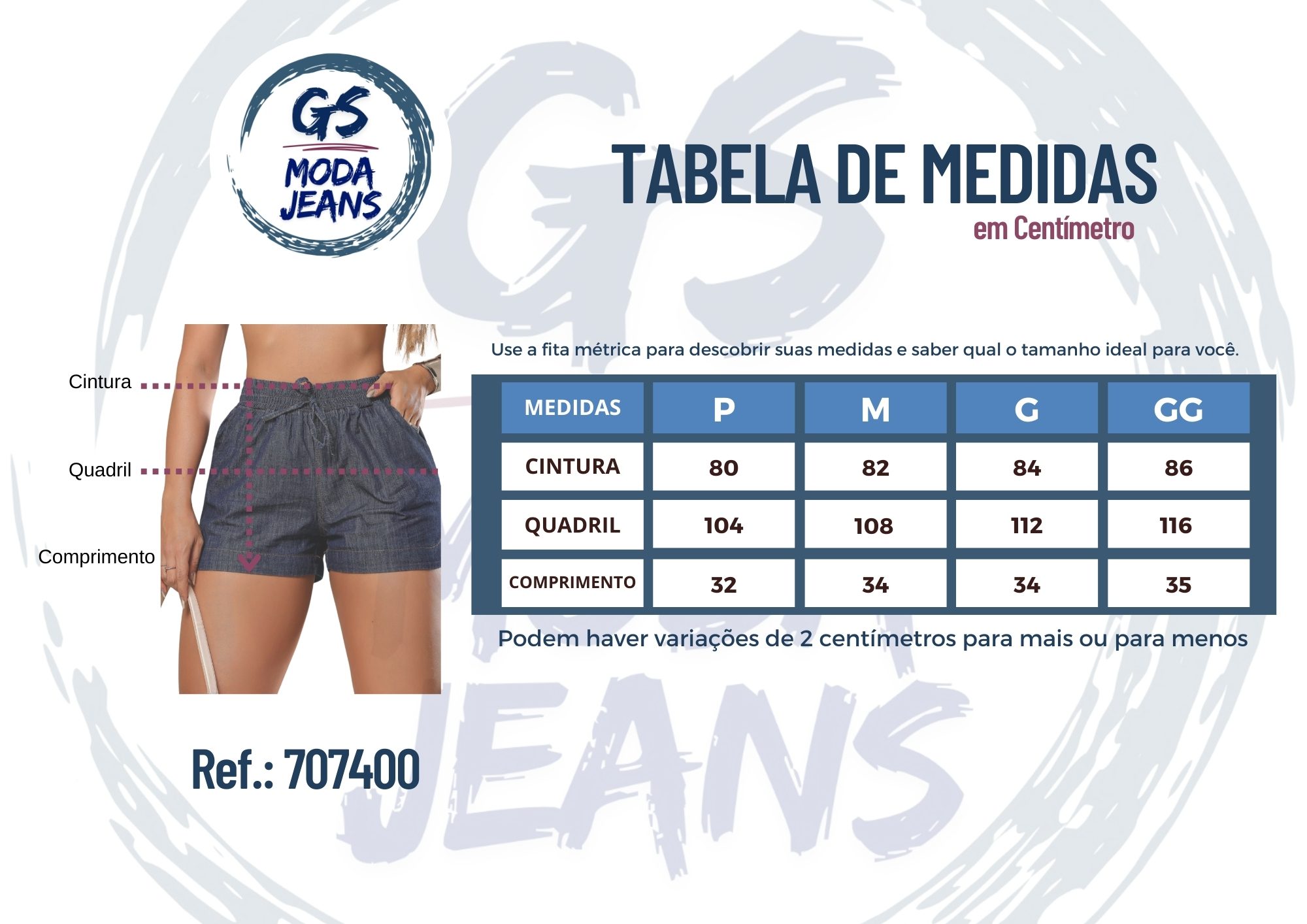 Shorts Jeans Curto Moda Blogueira - Imagem 4