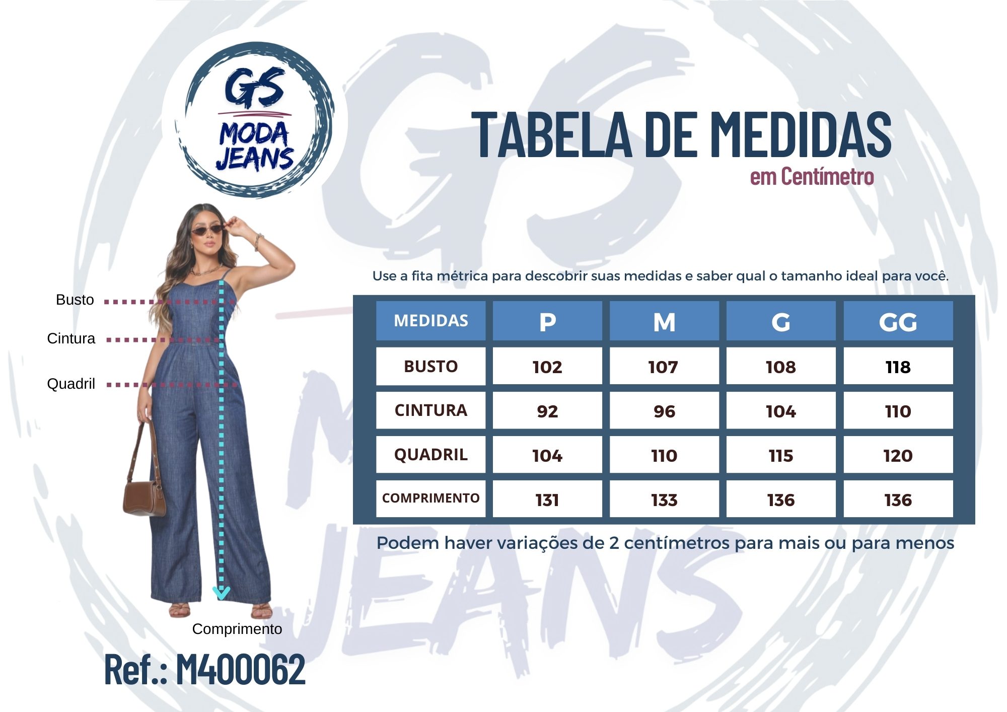 Macacão Jeans Feminino com Alça Ajustável - Imagem 4