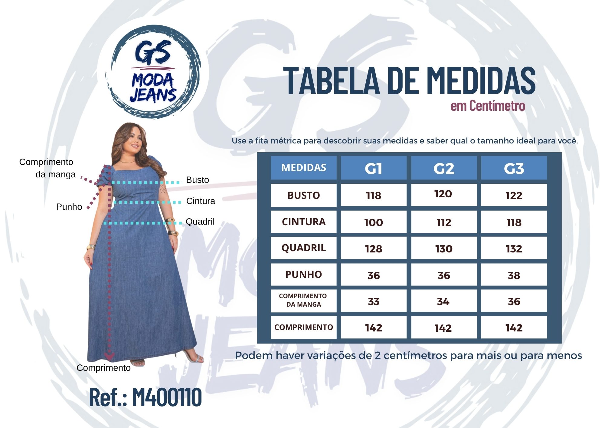 Vestido longo jeans de manga com fenda na perna, plus size - Imagem 4