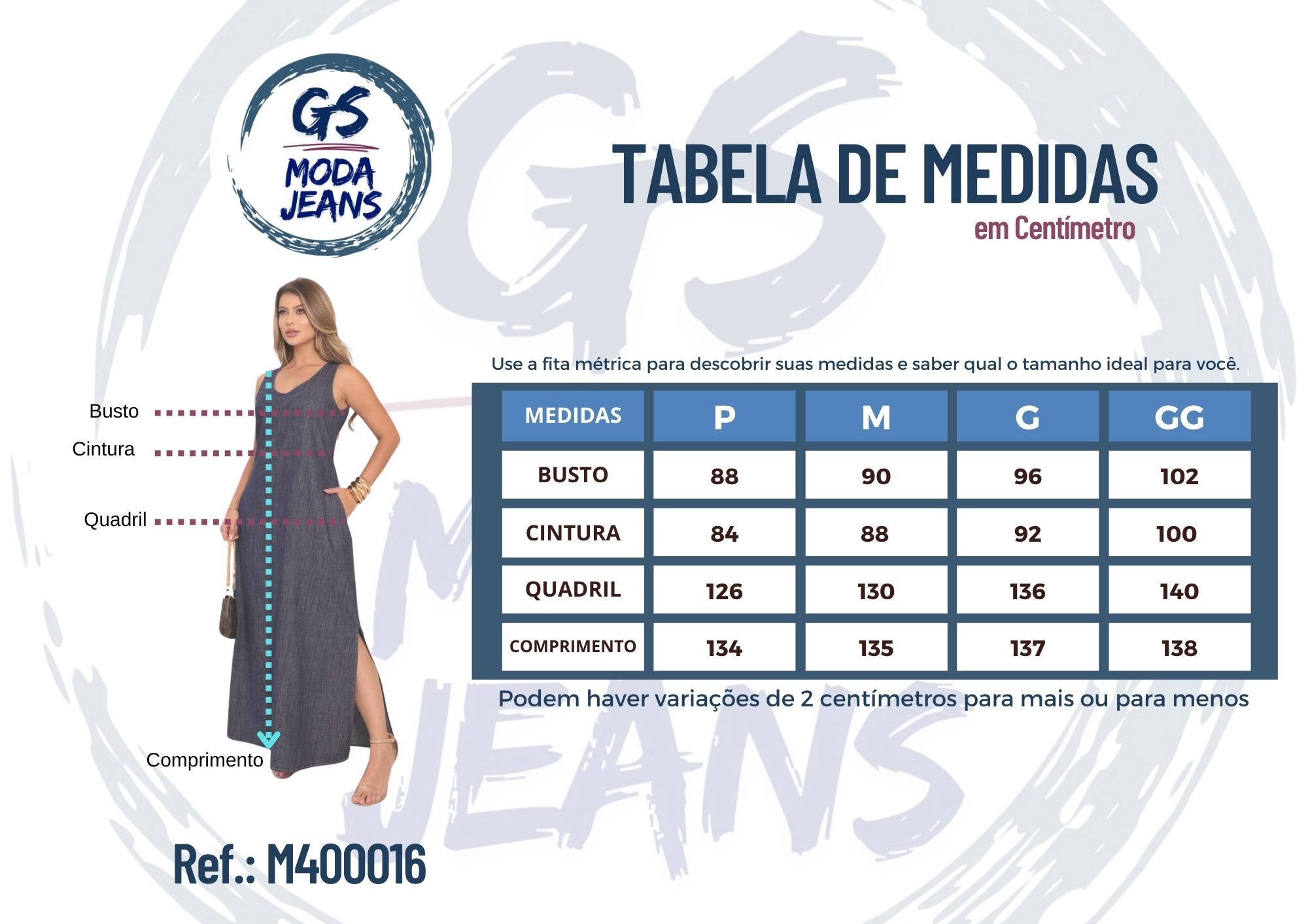 Vestido Longo Jeans Reto com fenda - Imagem 4