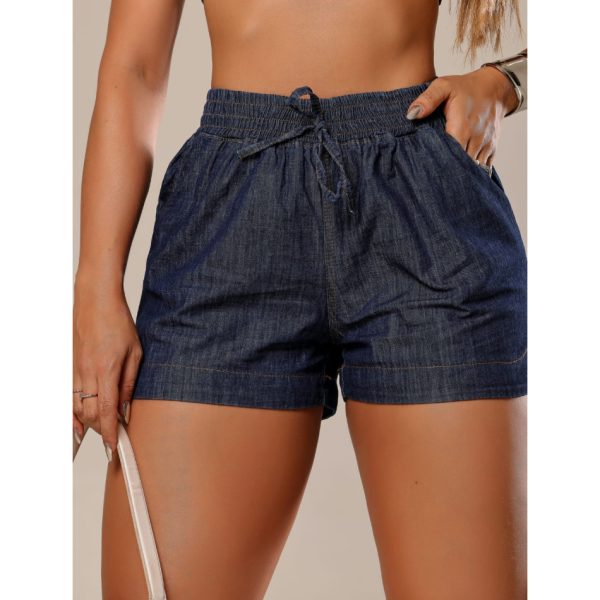 Conjunto de Shorts e Cropped Jeans - Imagem 4