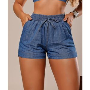 Shorts Jeans Curto Moda Blogueira