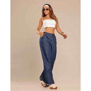 Calça Pantalona, Wide Leg
