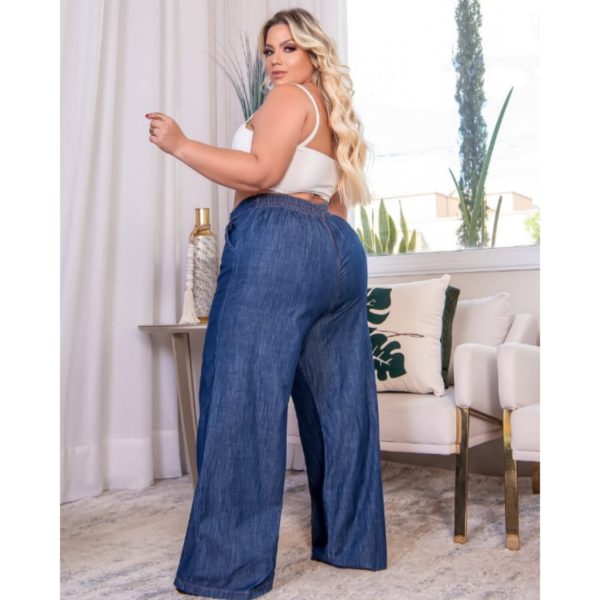 Calça Feminina Pantalona Plus Size - Imagem 2